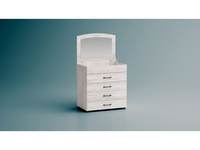 Скрин - тоалетка Аполо 1 (дъб бланко)